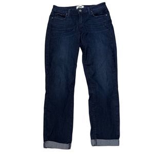 Paige Womens Sz 26 Kylie Crop Jeans Dark Wash Jeans